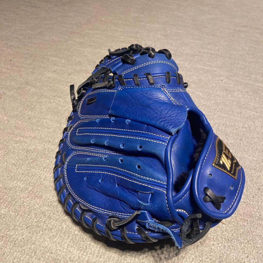 ZETT 少年野球　キャッチーミット　ロイヤルブルー