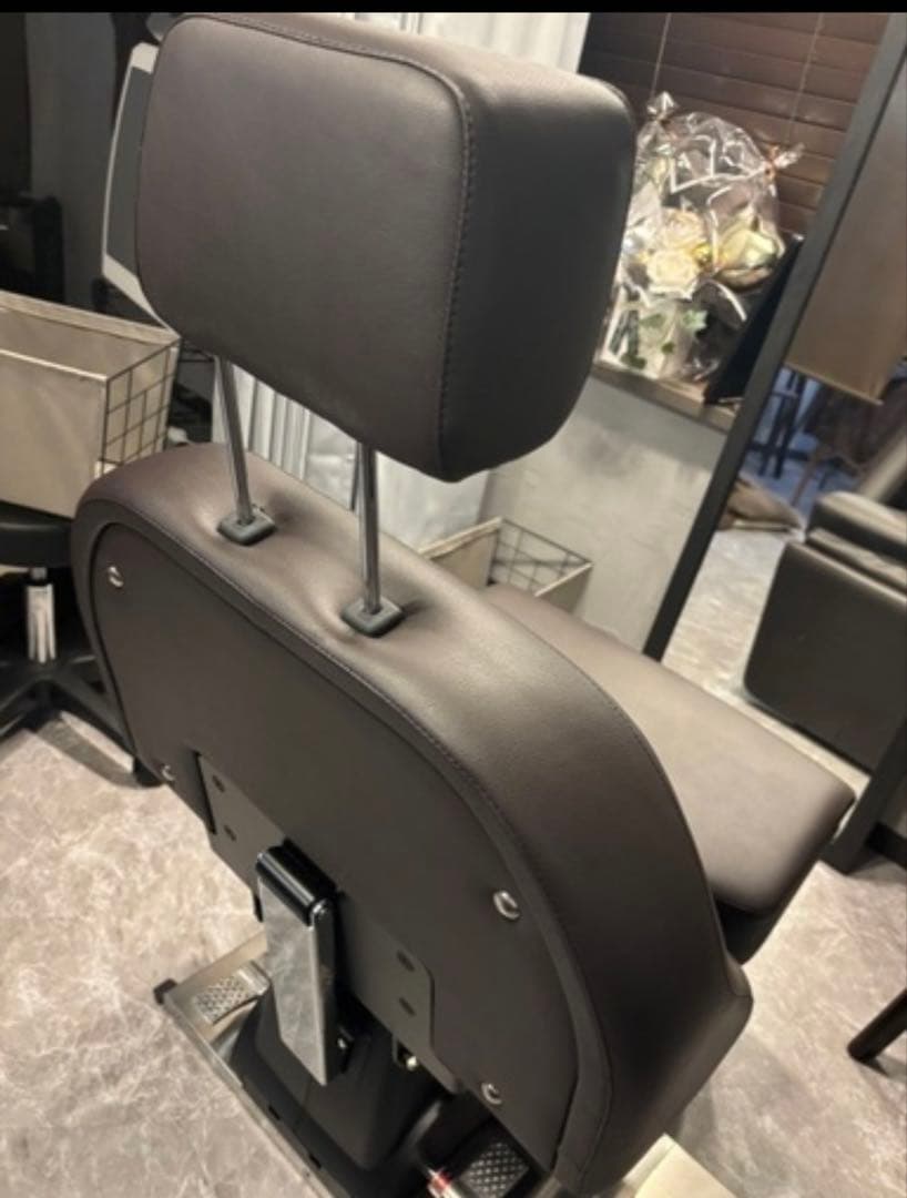 シャンプー部分【美品】シャンプー台、回転電動セットイス