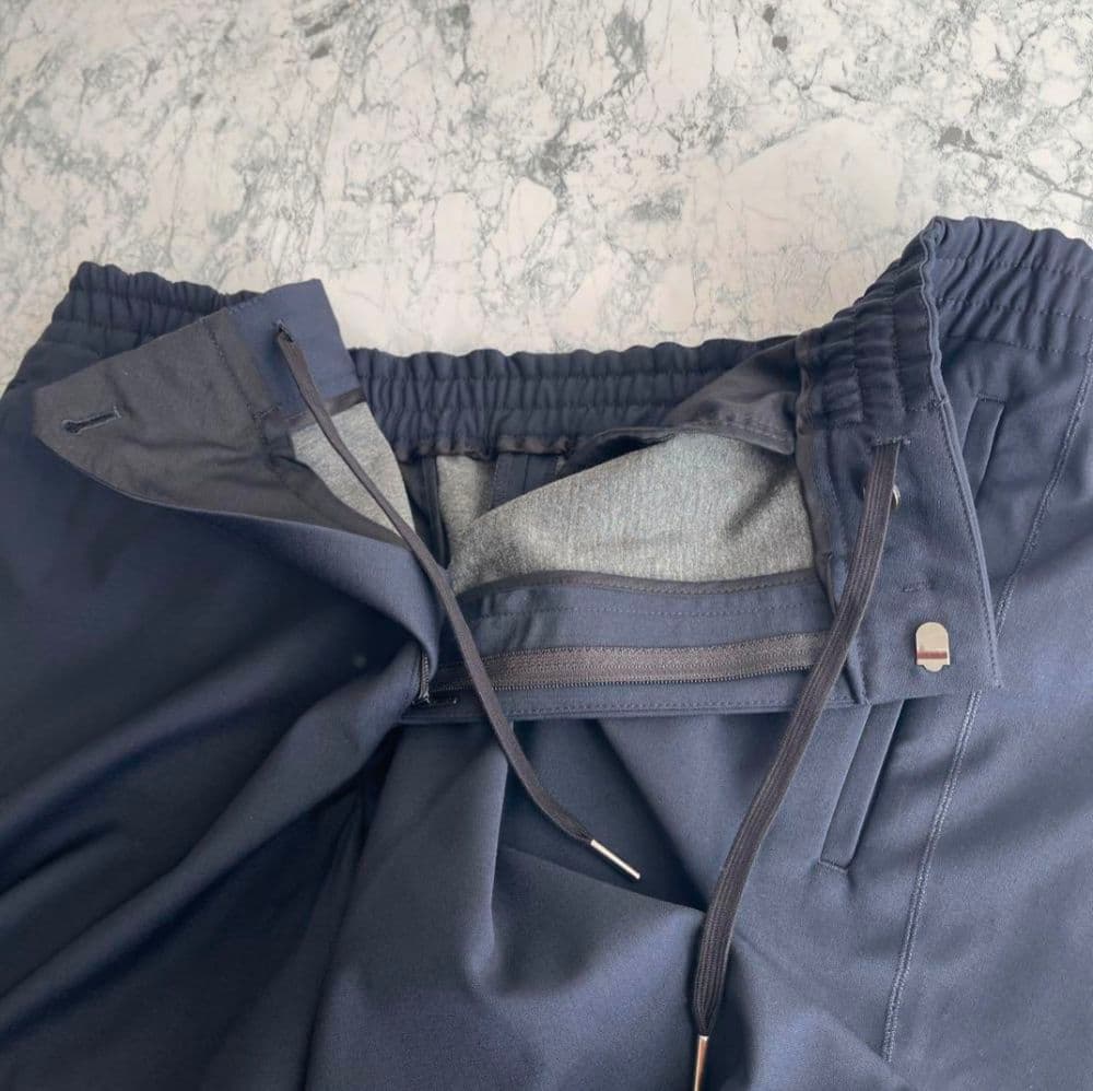 【美品】 Theory メンズスーツ ジャージー素材 セットアップ ネイビー