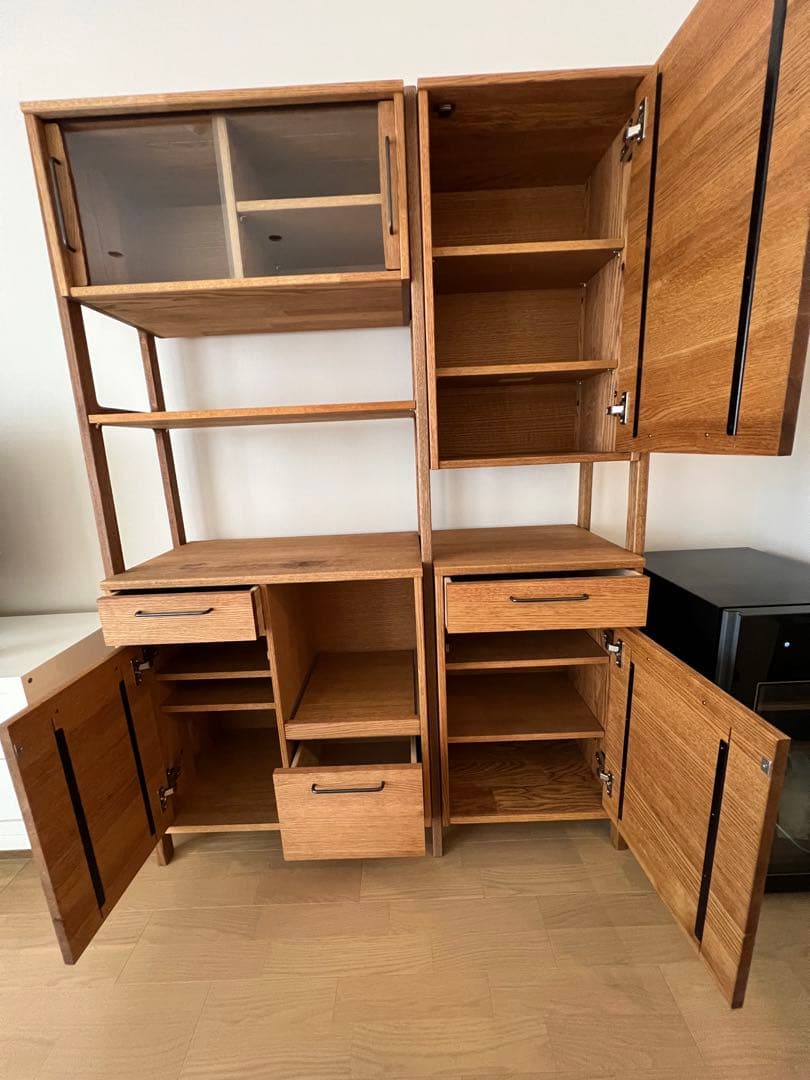 モモナチュラル MOMO natural 食器棚 VIBO UNIT オーク