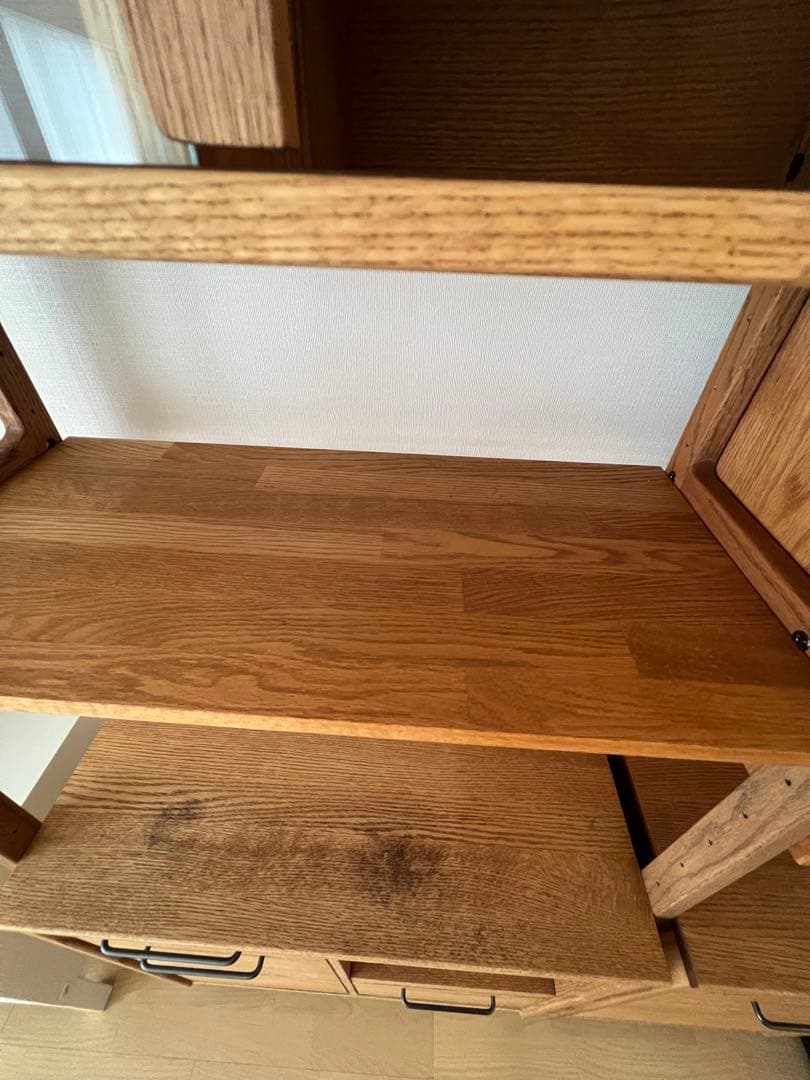 モモナチュラル MOMO natural 食器棚 VIBO UNIT オーク