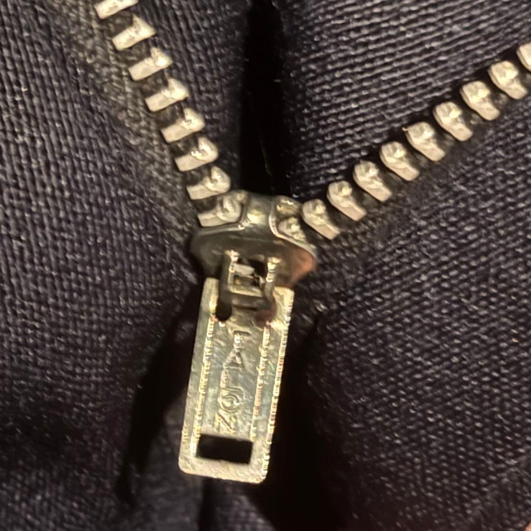 50s レーヨンギャバジンスラックス　レーヨンウール　紺