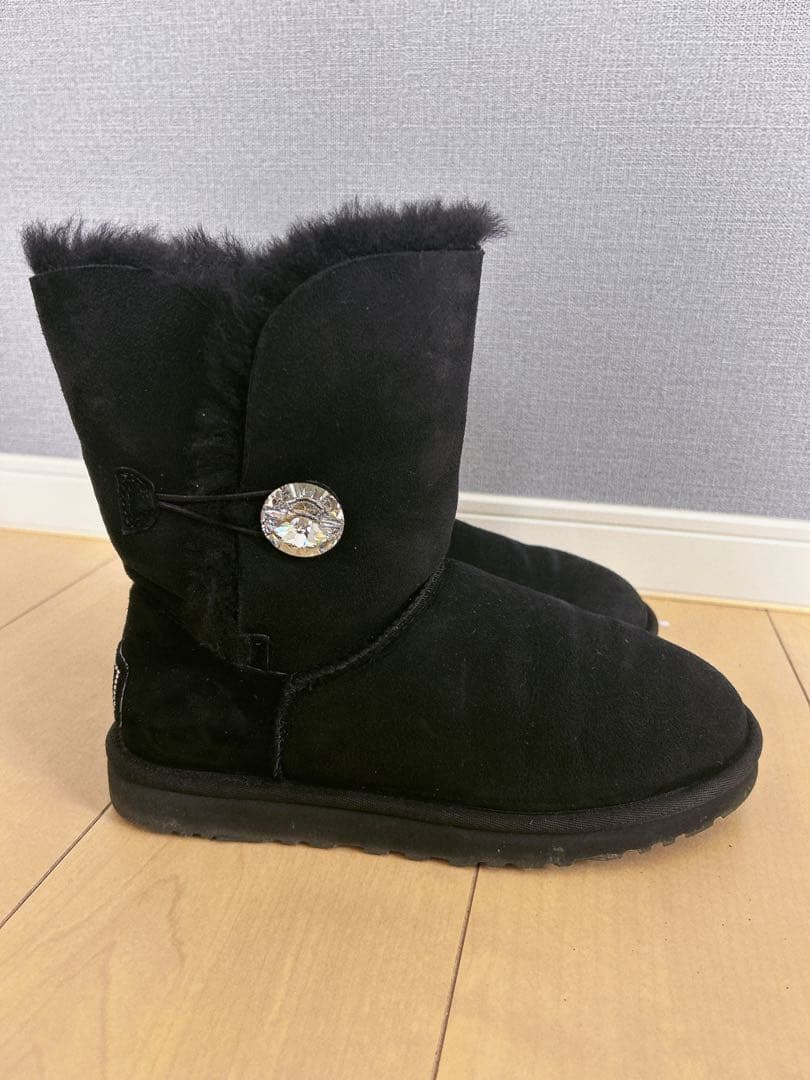 ※値下げ　UGGムートンブーツ 24.0 箱あり　ストーン