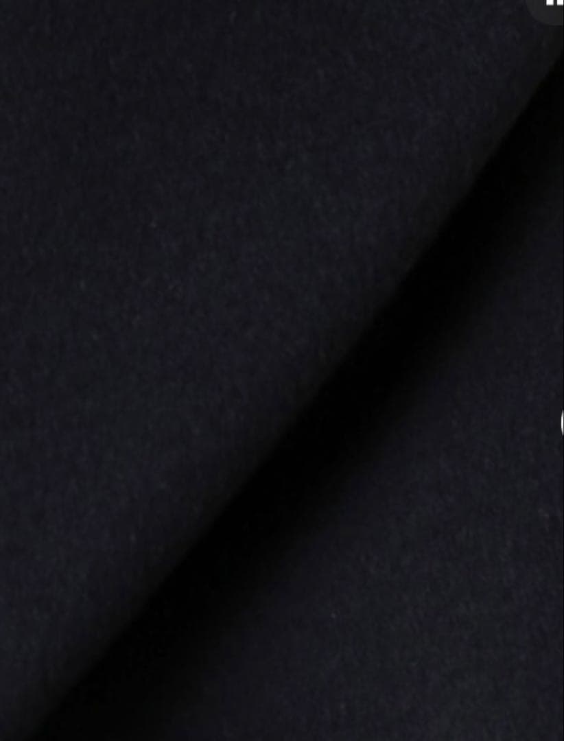 SLOBE IENA HAMILTONダブルフェイスウールショートコート　紺