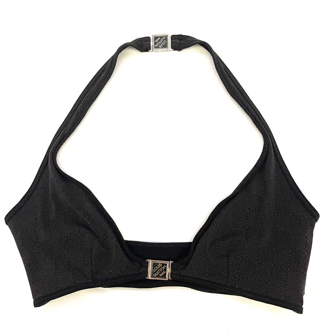 【美品】LOUIS VUITTON 水着 ビキニ トップス　ダミエ柄