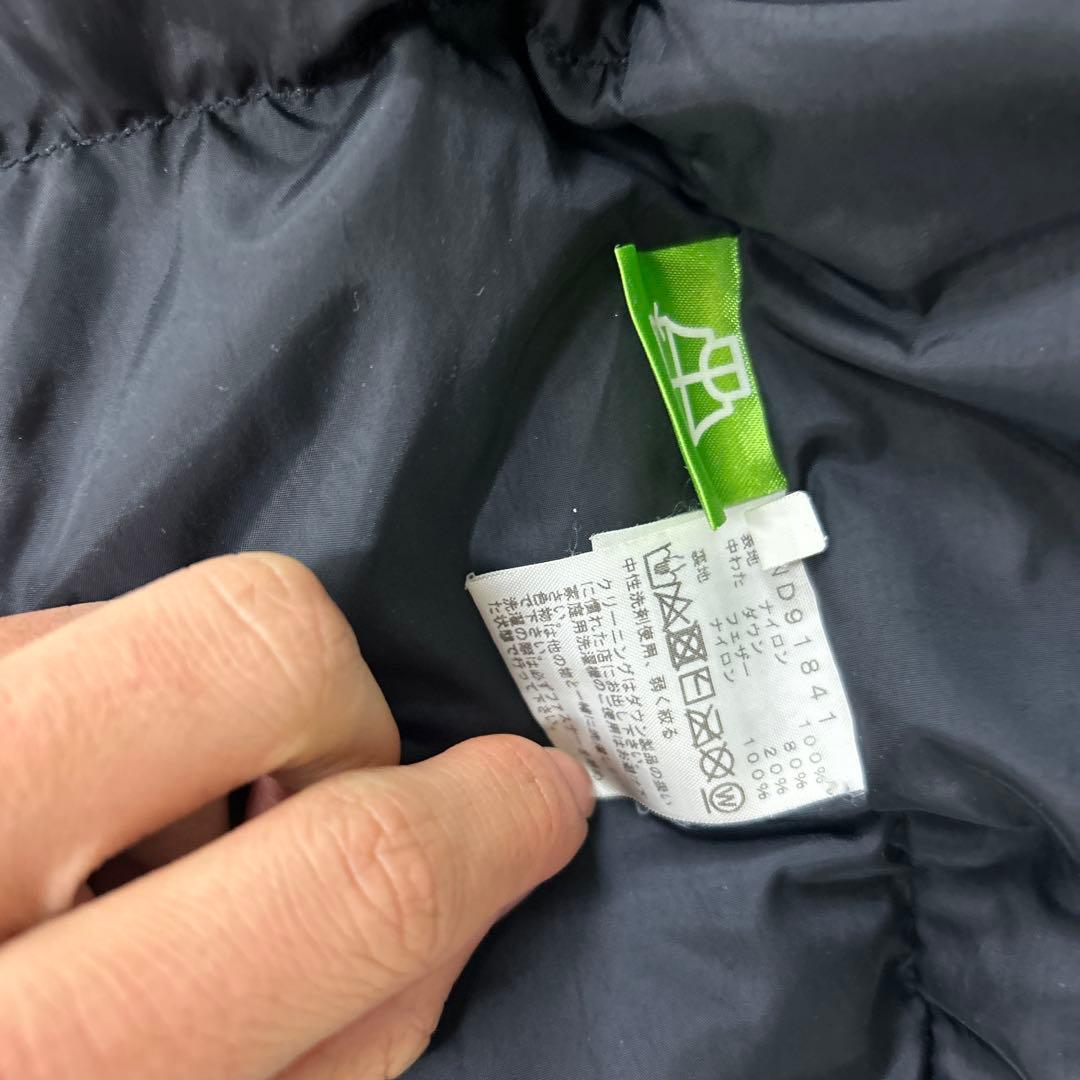 THE NORTH FACE ブラック ダウンジャケット ショートヌプシ