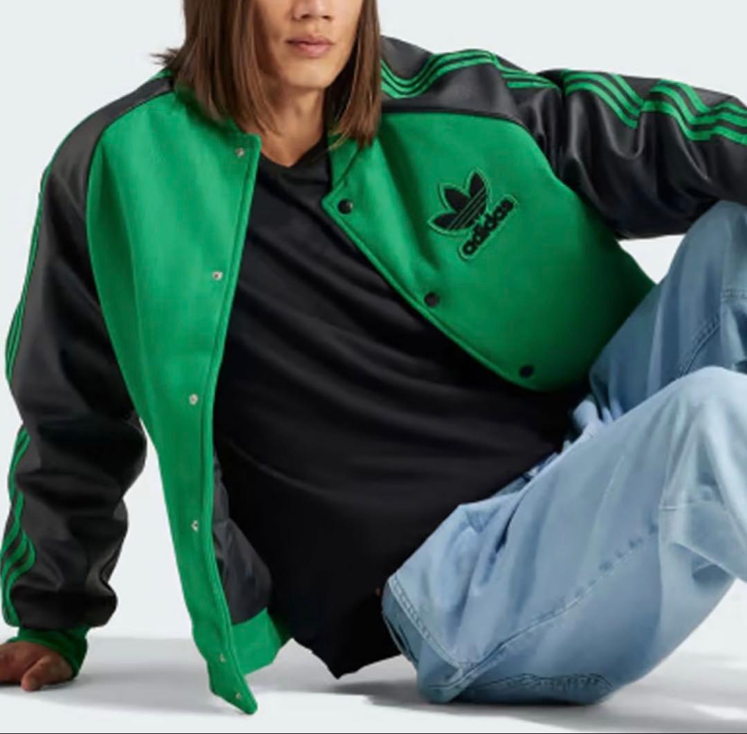 アディダス オリジナルス SST 3ストライプ カラーブロック オーバーサイズ