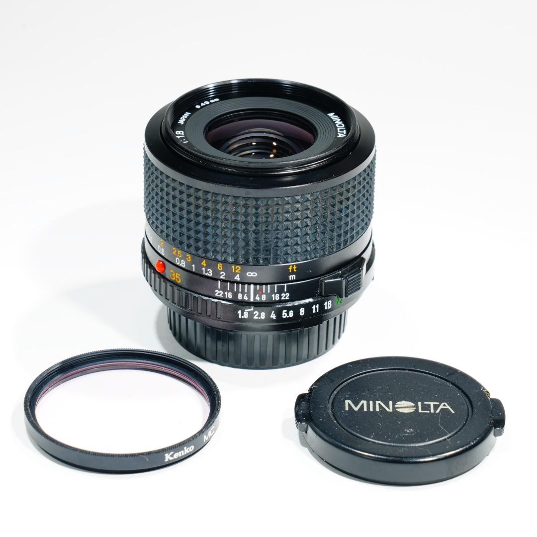 【希少 極美品】動作◎ ミノルタ New MD 35mm F1.8 198