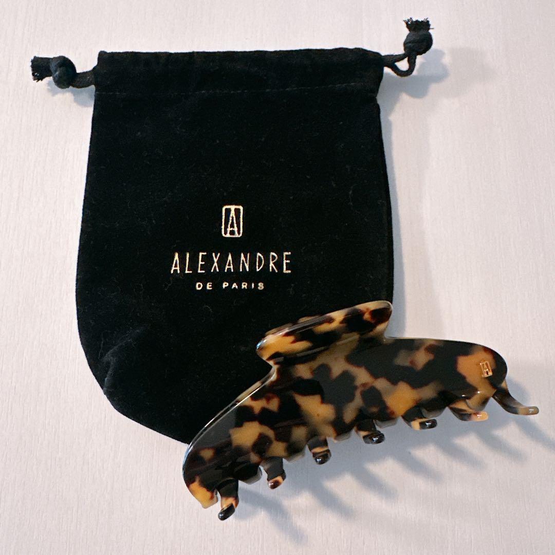 ALEXANDRE DE PARIS べっ甲ヘアクリップ