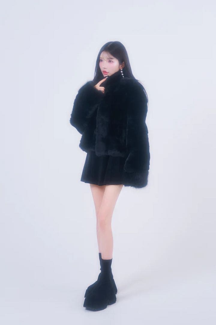 BELER MIMI ベリアミミ ボリュームファーコート ブラック 完売品