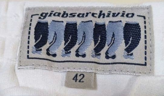 専用！　giabsarchivio　MASACCIO　白　スラックス　マサッチョ