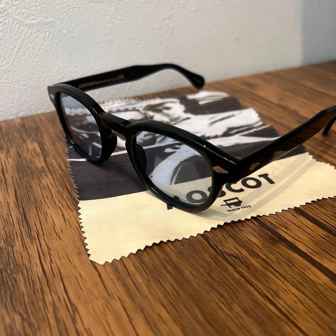 MOSCOT LEMTOSH サングラス 46 ブラック ブルーレンズ