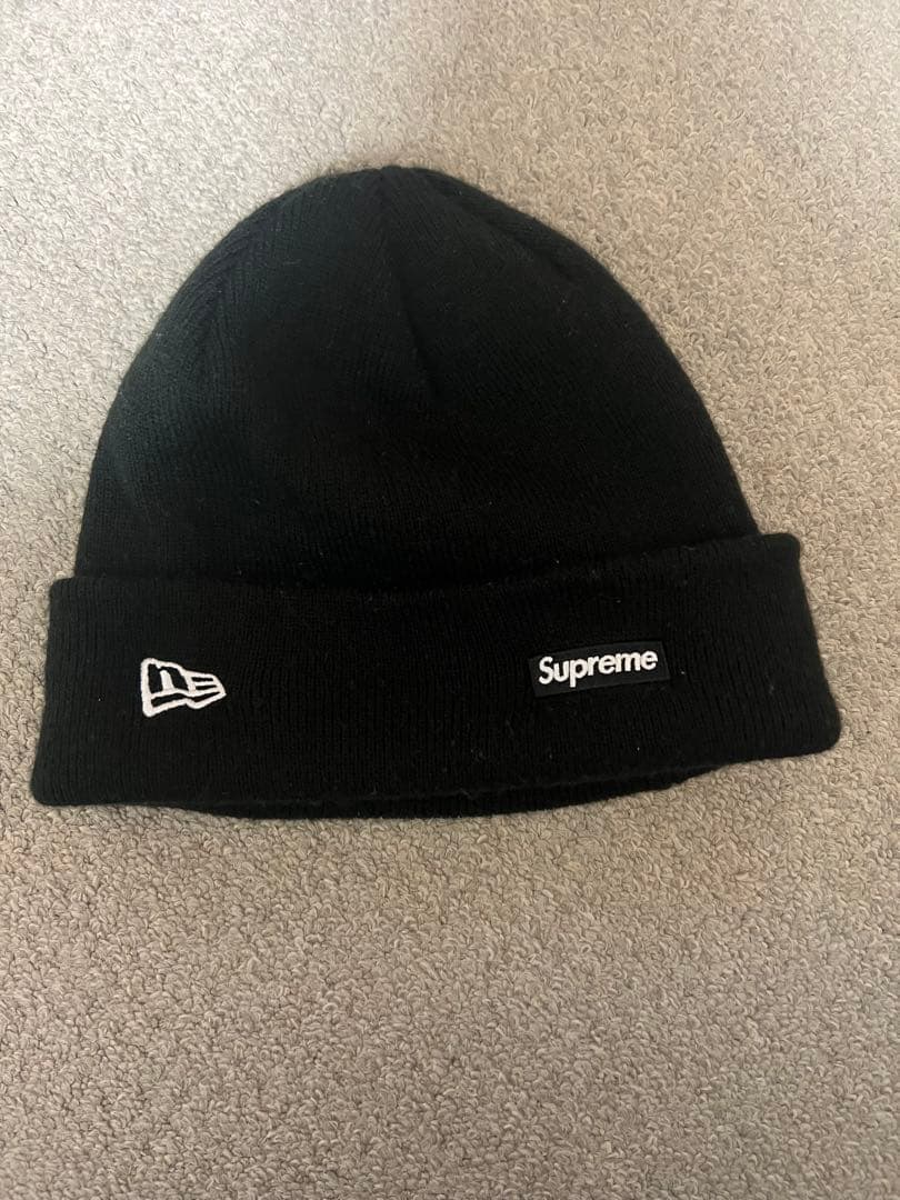 Supreme　New Era　S Logoツノ　Beanie　\"Black\"