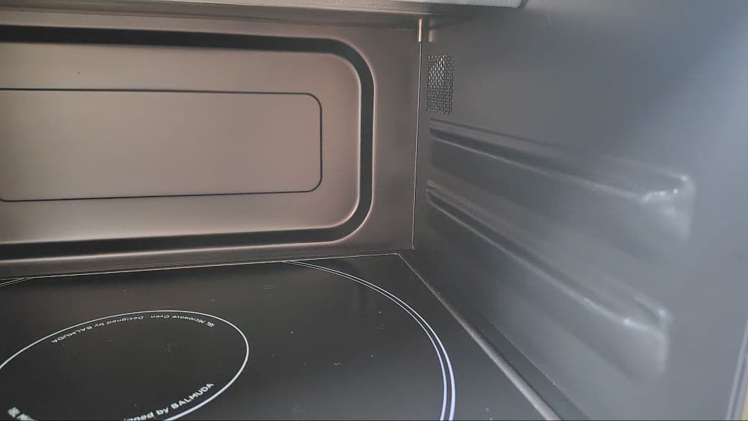 極美品 BALMUDA K04A-BK オーブンレンジ004