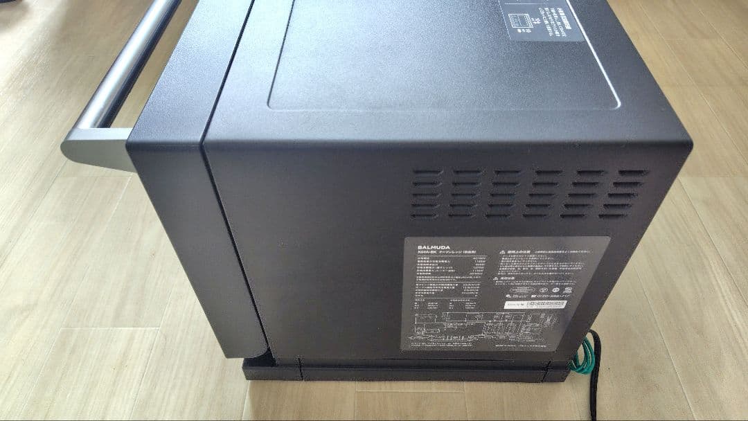極美品 BALMUDA K04A-BK オーブンレンジ004
