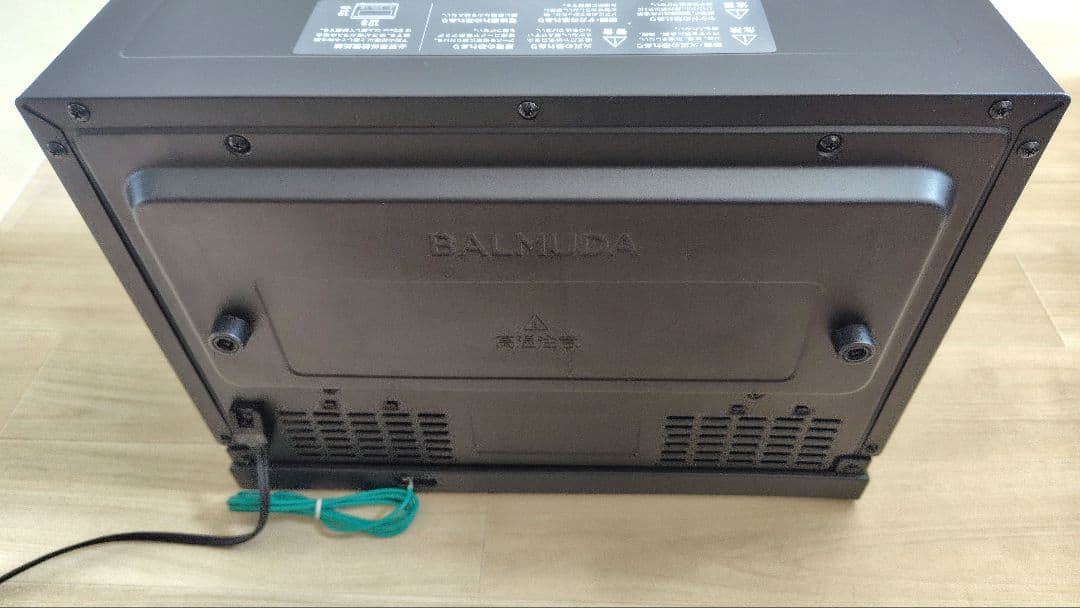 極美品 BALMUDA K04A-BK オーブンレンジ004