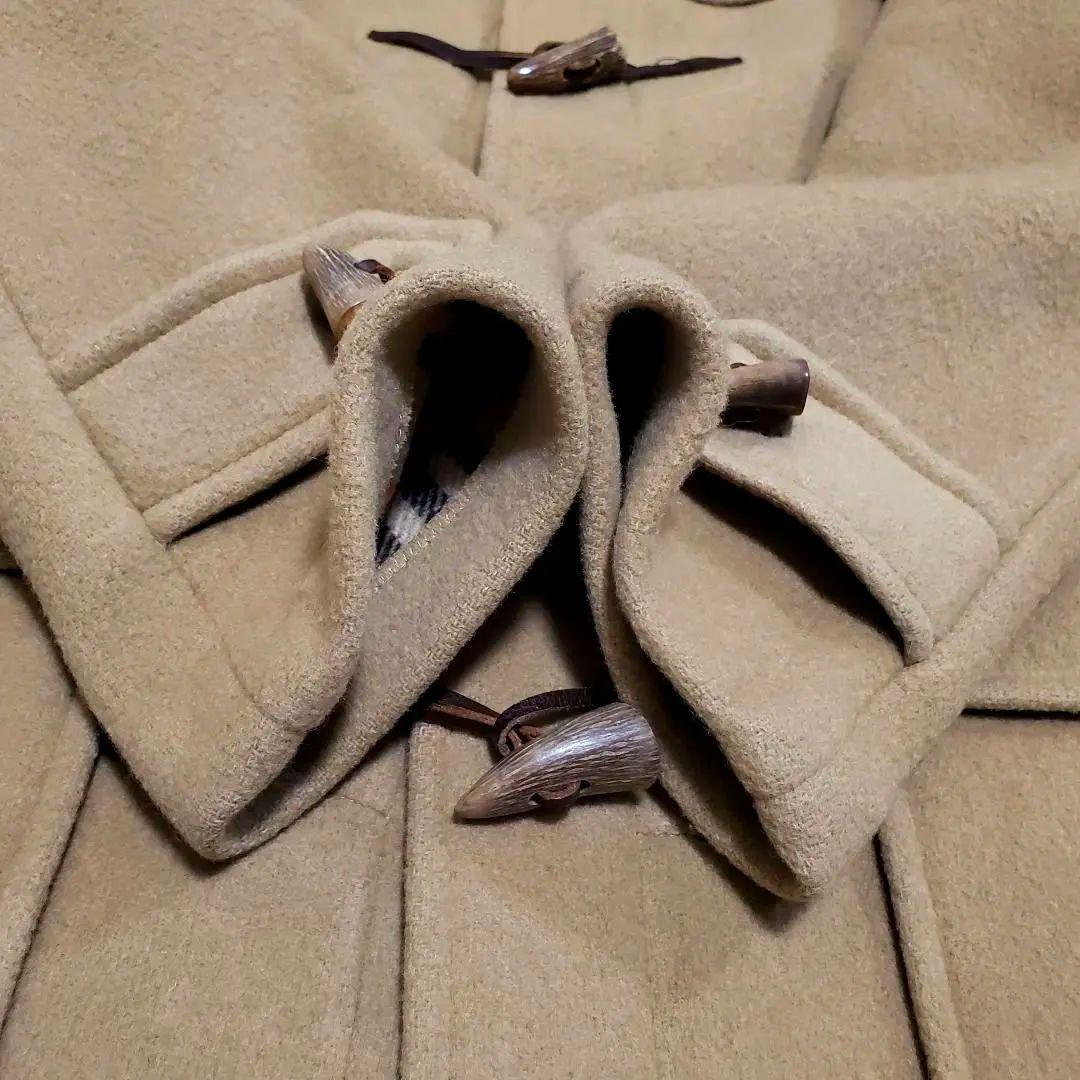 美品✨バーバリー ノバチェック ダッフルコート ロング 英国製 キャメル