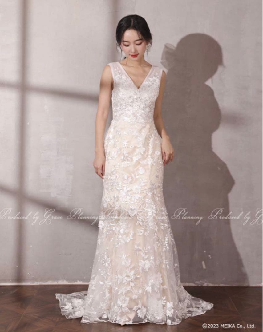 ウェディングドレス　前撮りドレス　マーメイドドレス