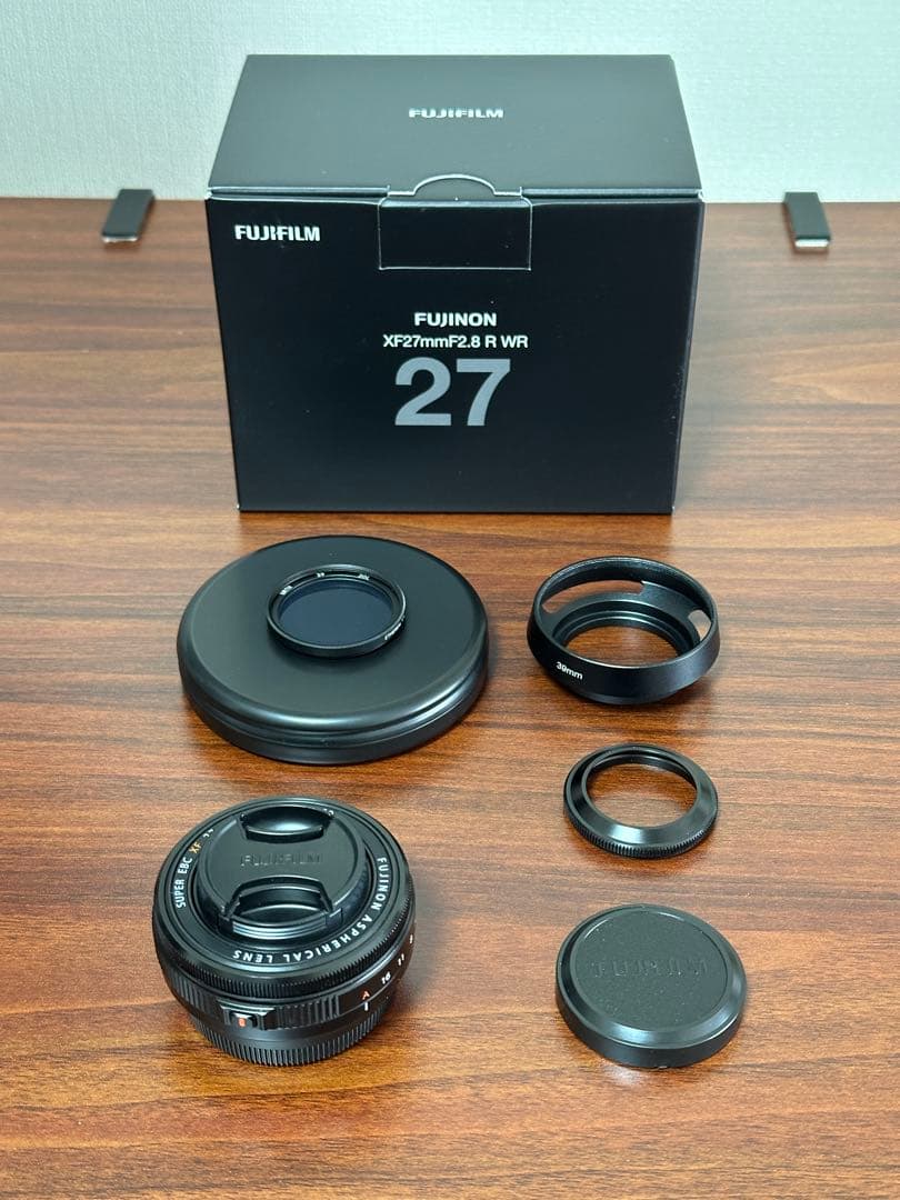 FUJIFILM XF27mmF2.8 R WR + ブラックミストフィルター