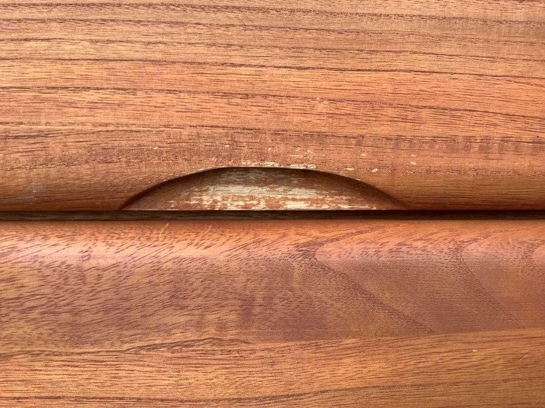 昭和レトロな木製チェスト 4段8杯 ローチェスト KYOWA（★）