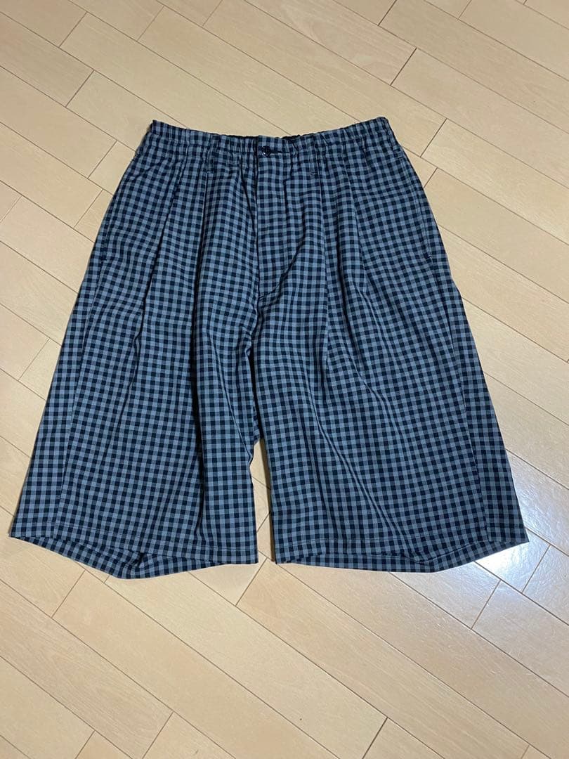 cootie productions ワークショーツ（ギンガムチェック）