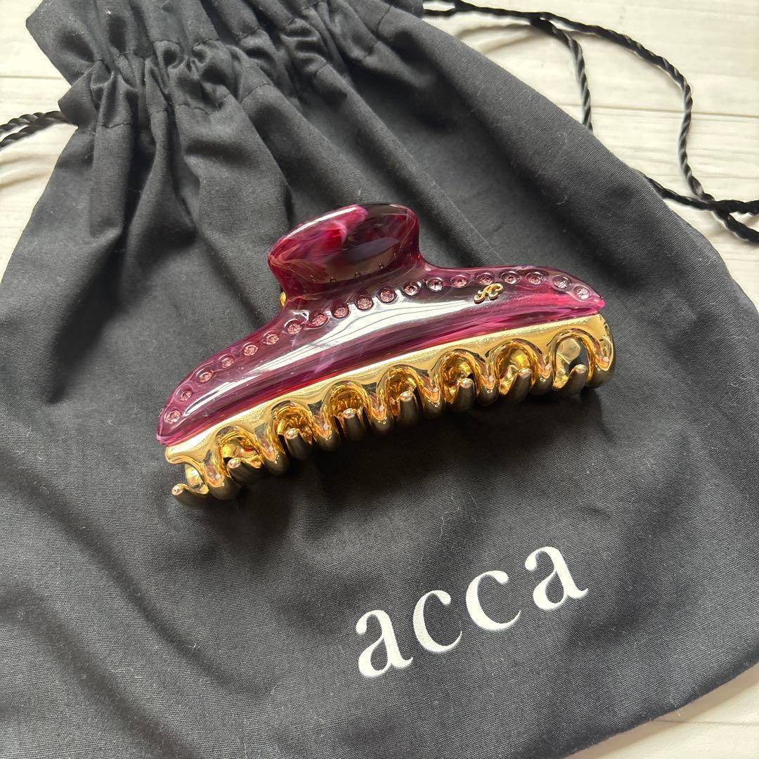 acca ヘアクリップ　Lサイズ　美品