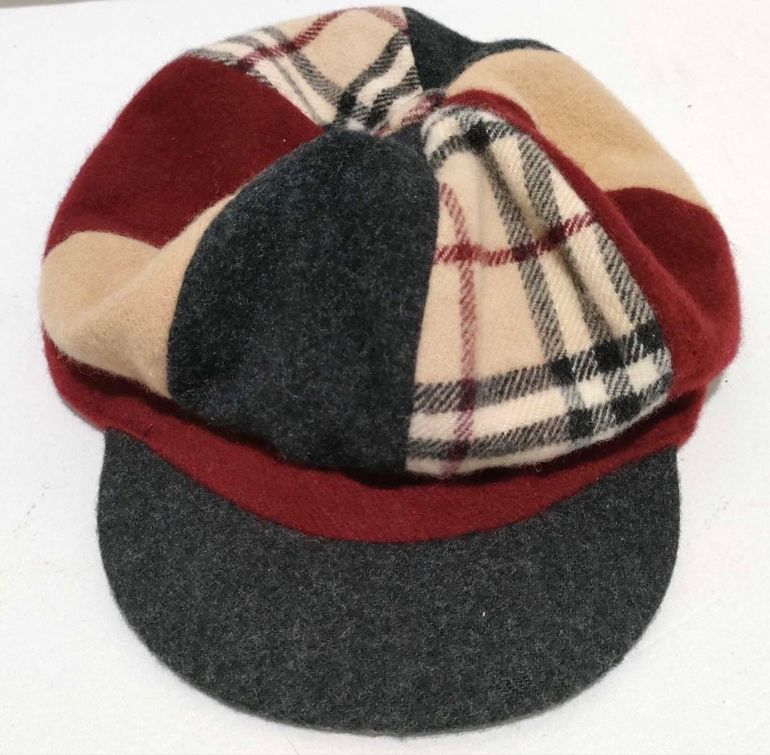 カサブランカ　バーバーリー　BURBERRY　キャスケット　キャップ