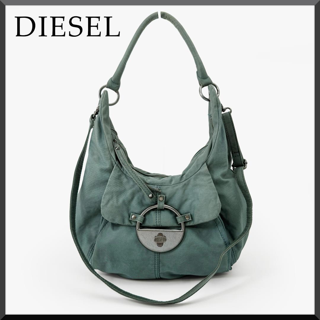 バッグ Archive Diesel Green Shoulder Bag Y2K