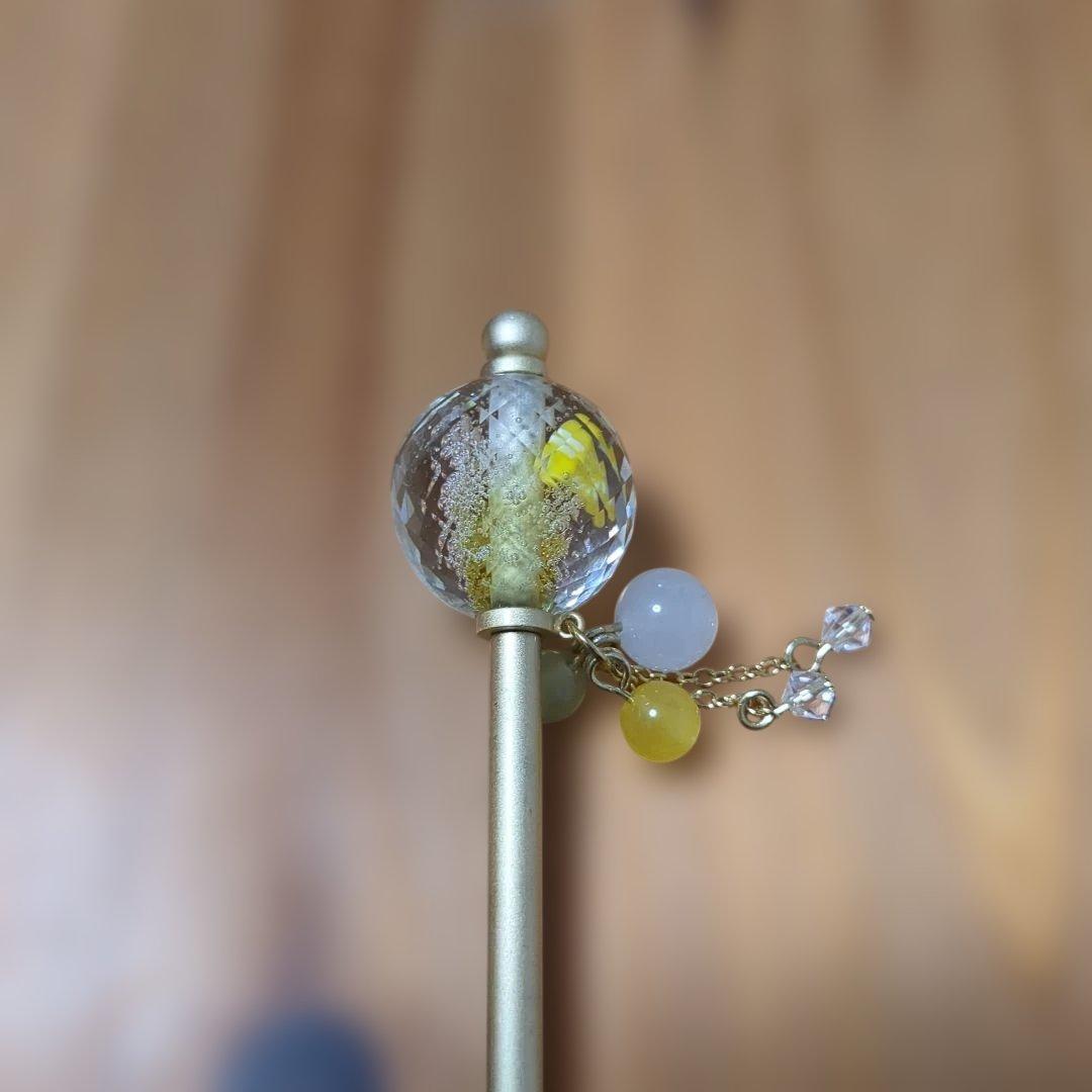 かんざし屋wargo「ガス灯簪×カクテルとんぼ玉サングリア×ソルティドック」