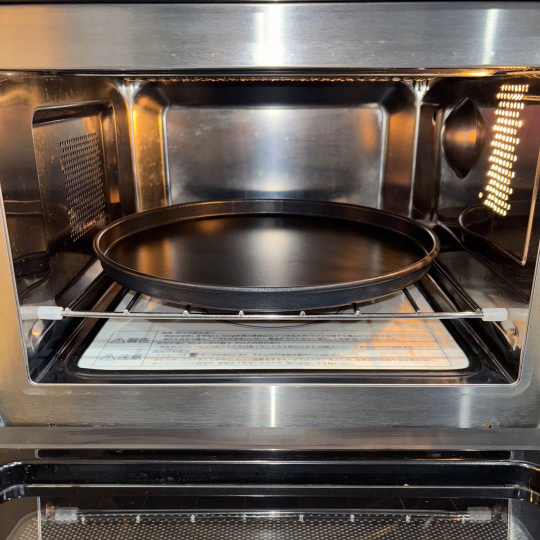 ツインバード MW-FS18B フラットオーブンレンジ 18L 2021年製