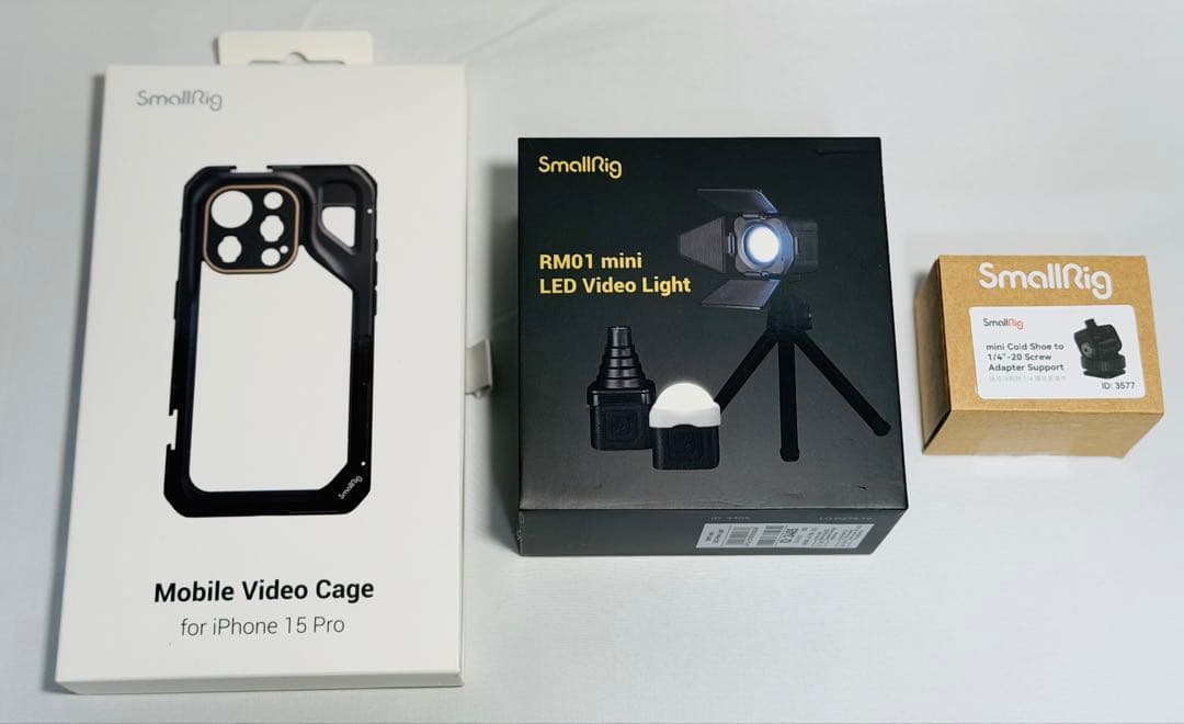 SmallRig スマホビデオリグケージ iPhone 15 Pro キット