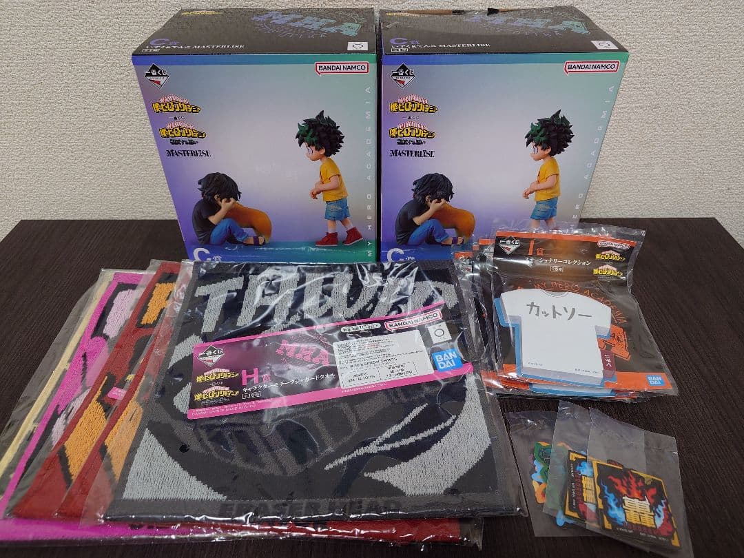 一番くじ　僕のヒーローアカデミア　相反する思い　C賞　いずく&てんこ２個＋下位賞