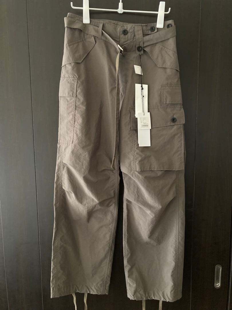 Sacai 23AW Matte Taffeta Pants カーゴパンツ　0
