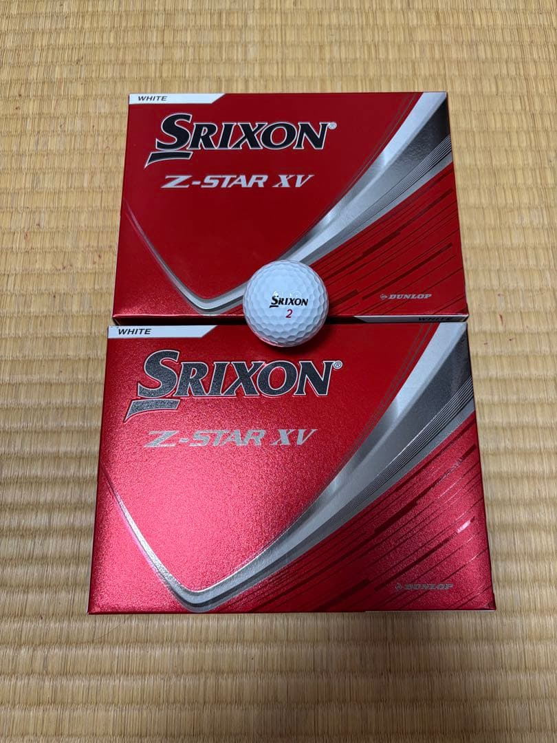 Srixon Z-STAR XV ホワイト 24個 オウンマーク入り