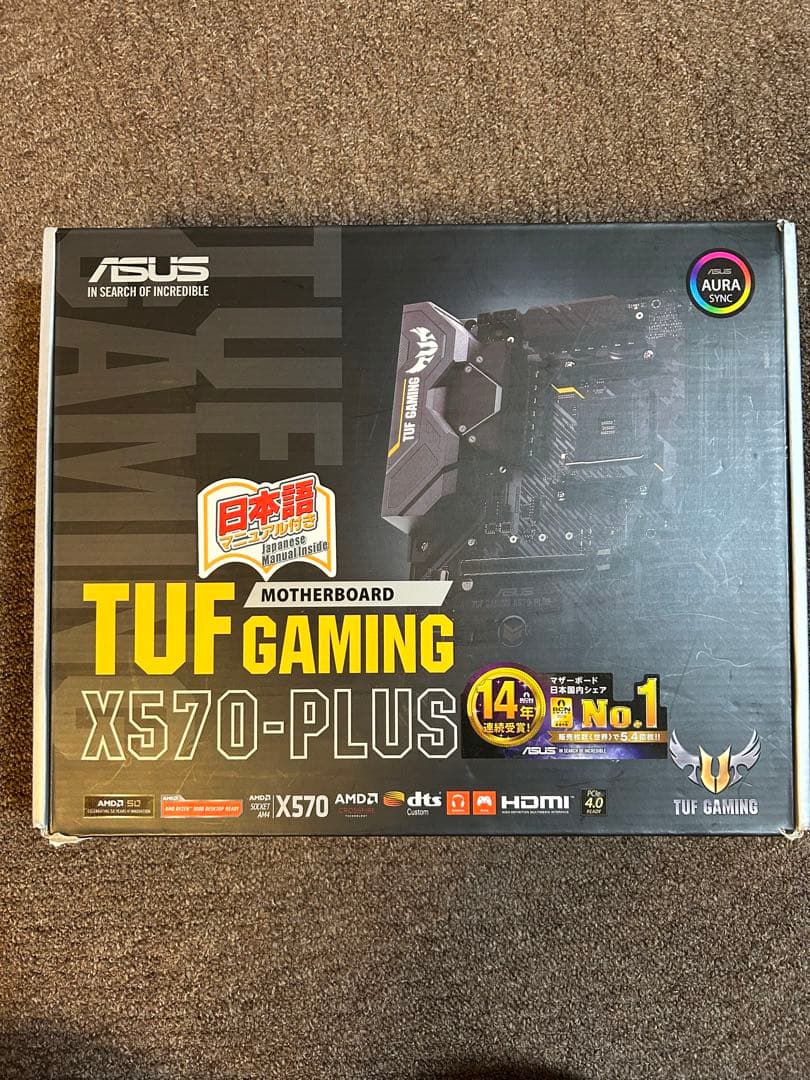 ASUS TUF GAMING X570-PLUS マザーボード（AM4）