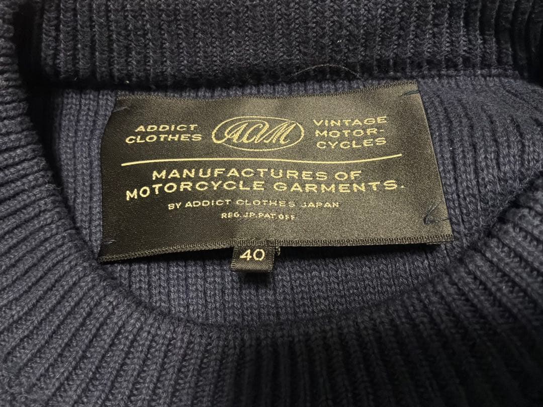 よしさん専用ADDICT CLOTHES ネイビーニット　 サイズ40