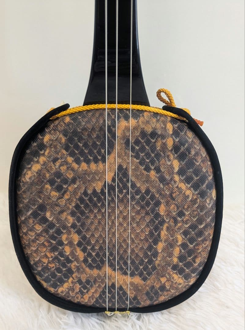 【美品】沖縄三線　人工皮　2WAYソフトケース付き　初心者