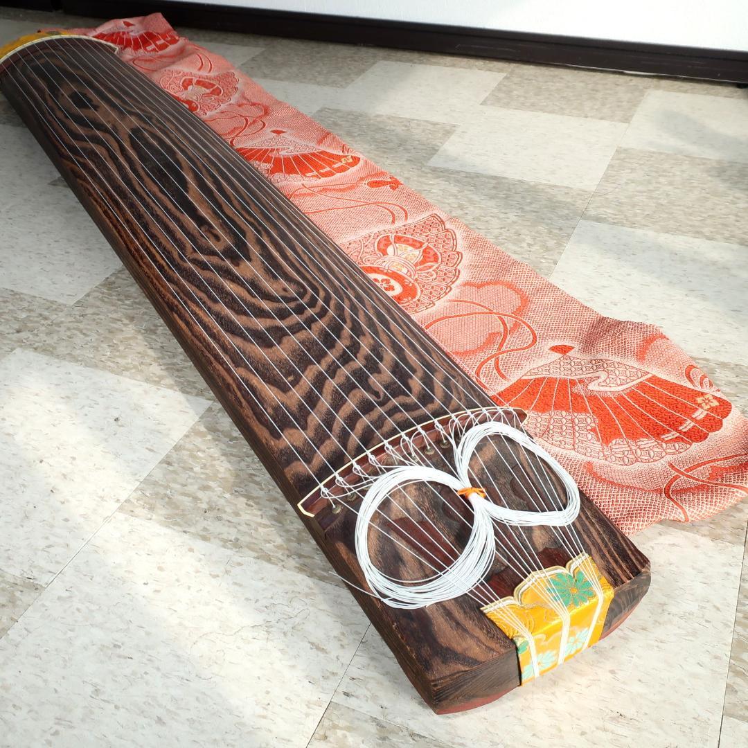 琴 13弦 全長約186cm 練習用 和楽器 管理No.4
