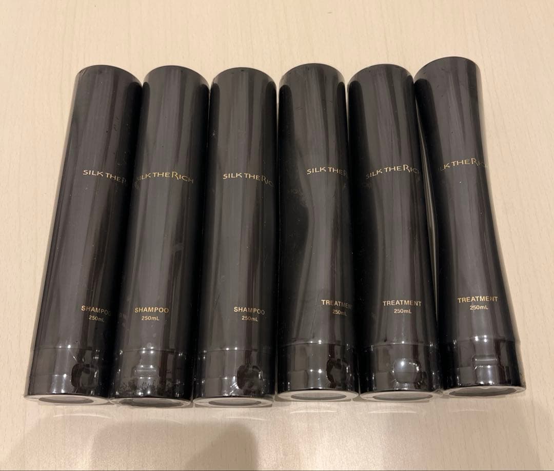 SILK THE RICHシャンプー＆トリートメント 250mL ×6本 セット