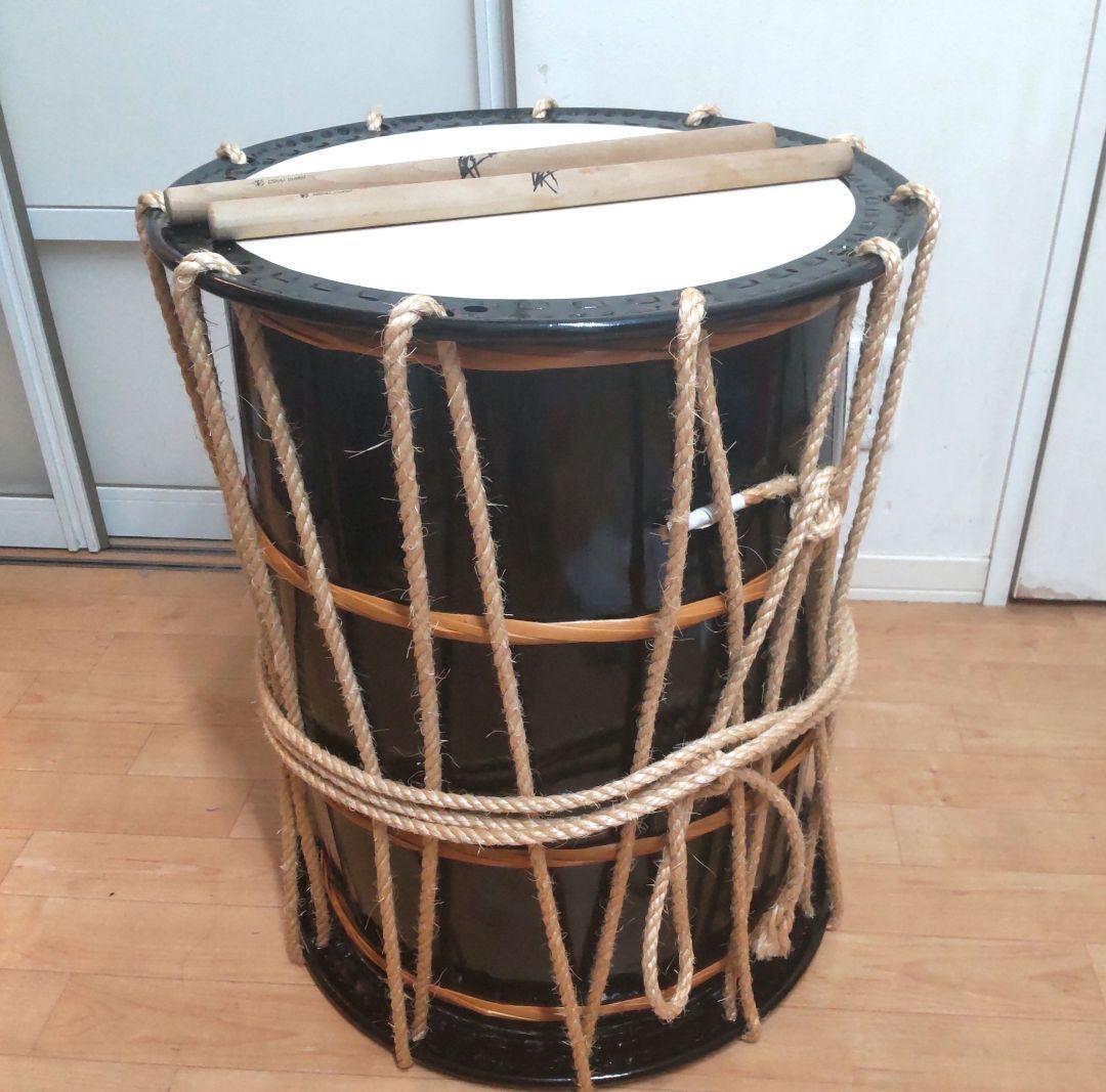 ホダページ 和太鼓 担ぎ太鼓　桶胴太鼓　締太鼓 太鼓口径 約1尺5寸