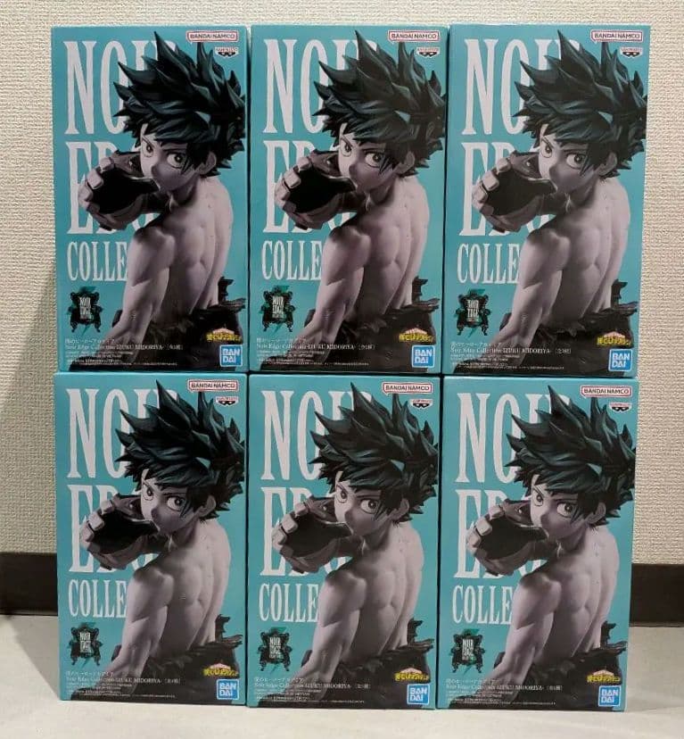 僕のヒーローアカデミア NOIR EDGE COLLECTION 緑谷出久 6体