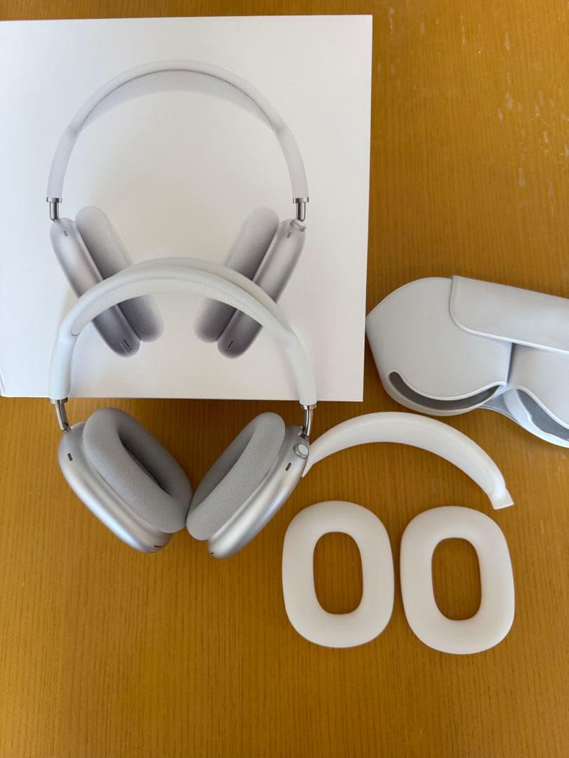 AirPods Max 美品 シルバー カバー付き 使用少なめ