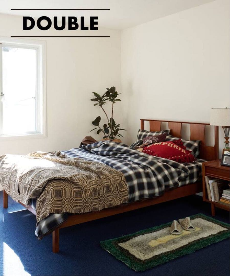 ACMEオリジナルBROOKSシリーズのダブルベッド（フレームのみ）