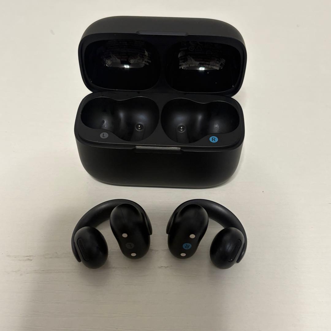 【美品】Anker AeroClip、オープンイヤー型ワイヤレスイヤホン