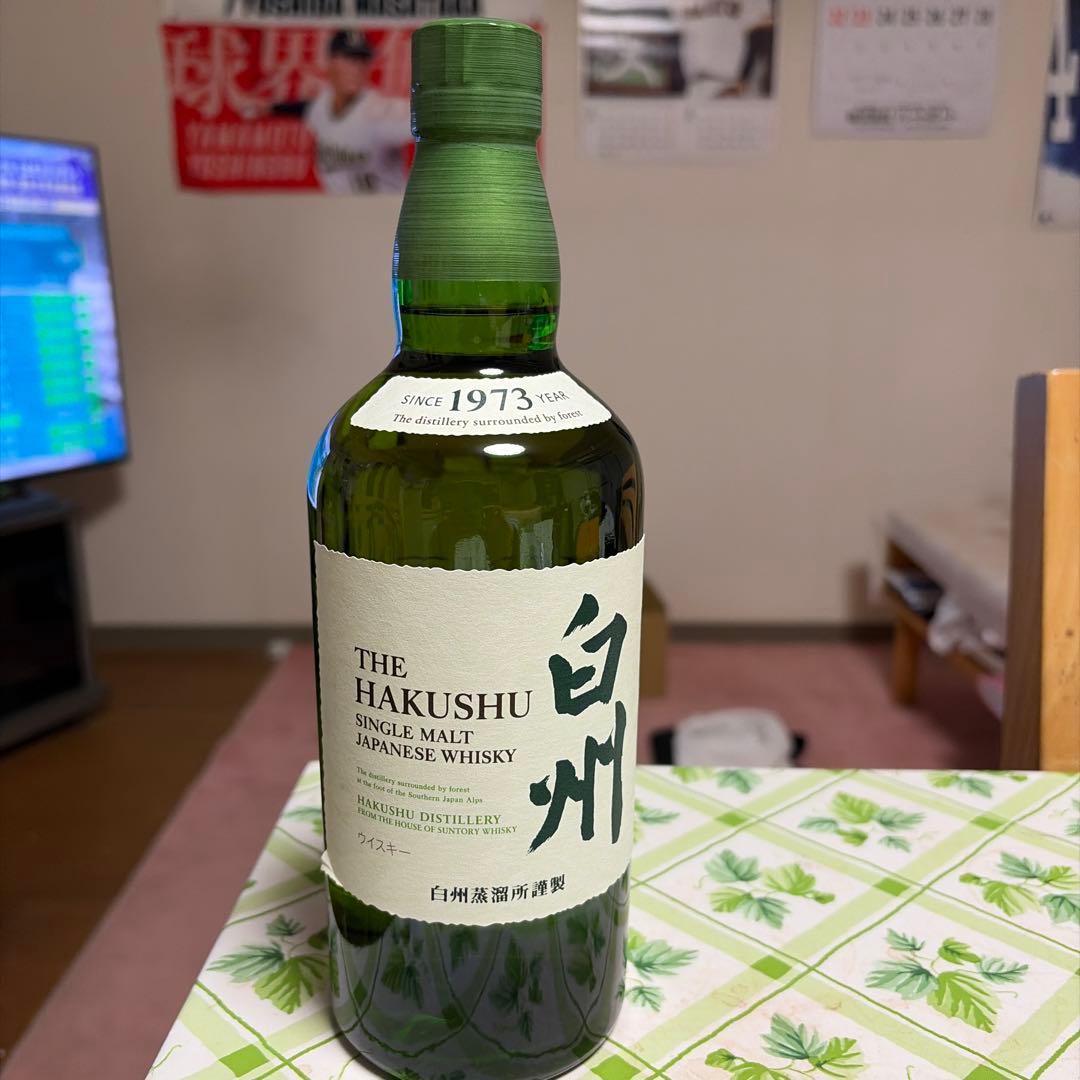 サントリーシングルモルトウイスキー〔白州）