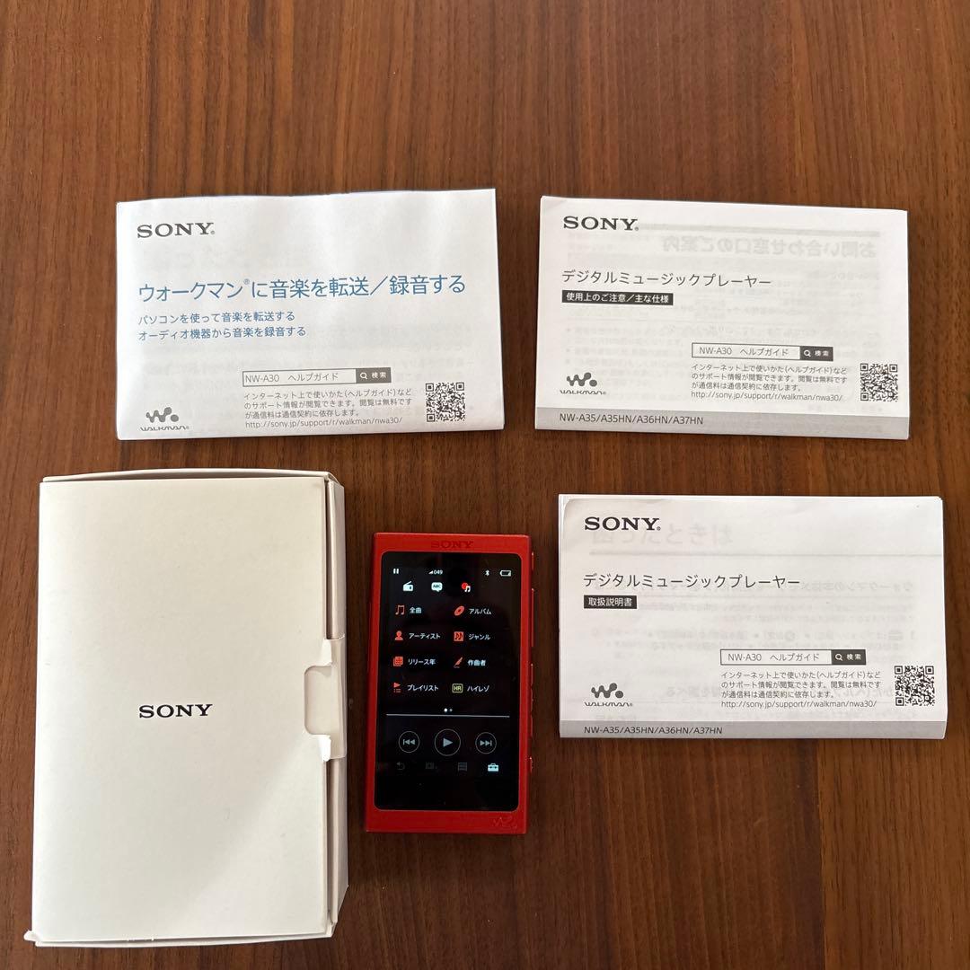 SONY WALKMAN NW-A35 赤