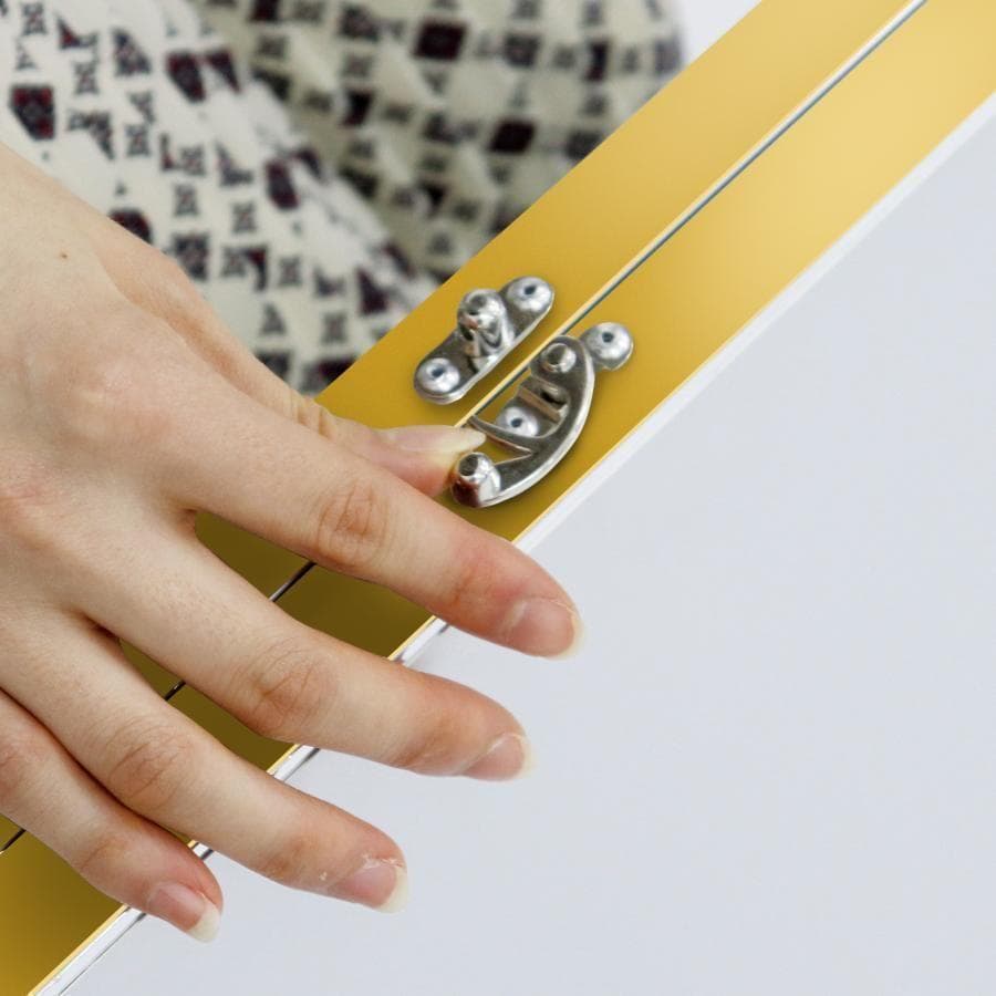 割れない鏡 軽量 ダンスミラー 大型鏡 160cm 姿見 全身鏡 金 2055