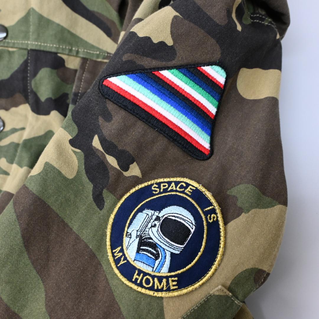 SAINT LAURENT PARIS ミリタリーコート 40537*