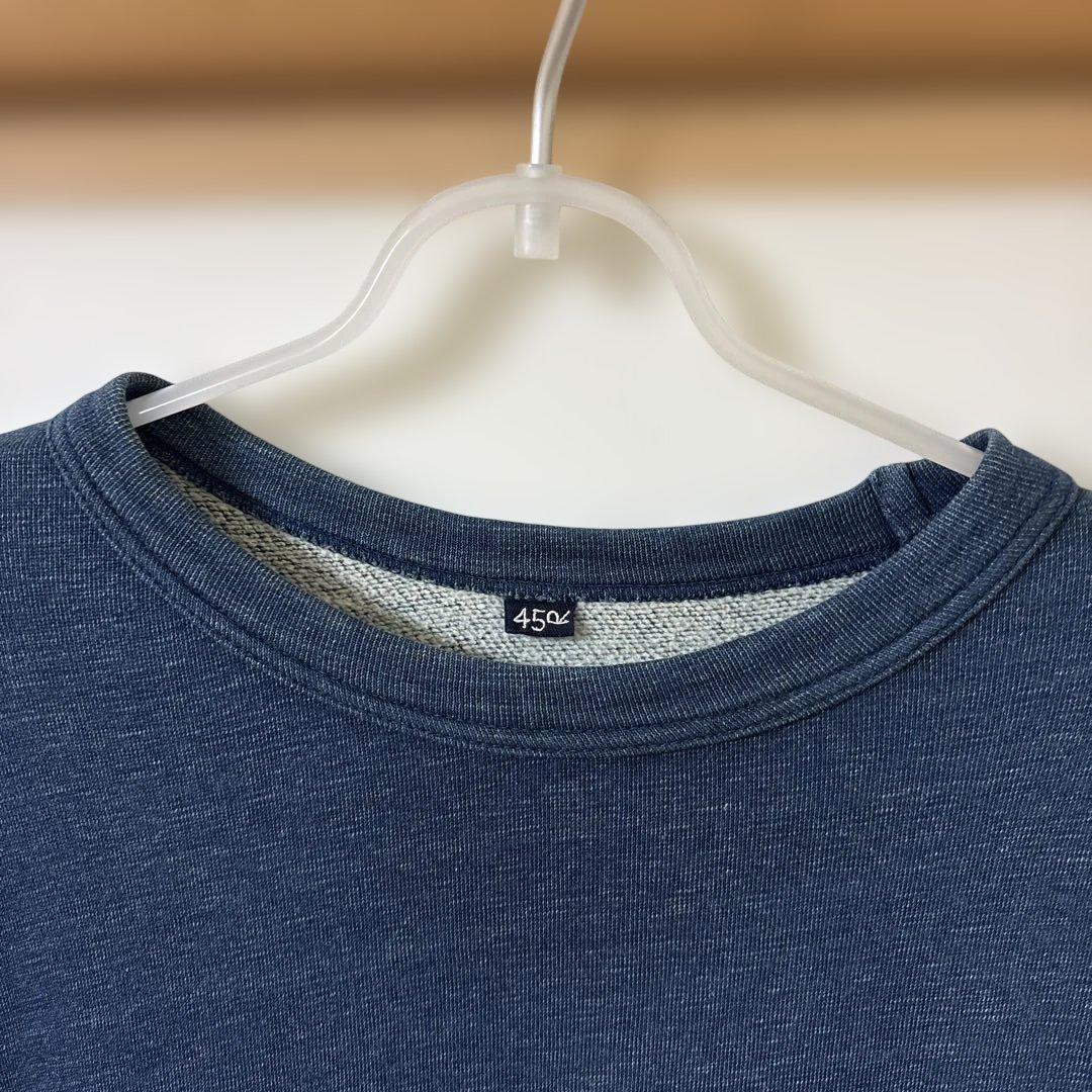 45R インディゴ裏毛 ワンピース