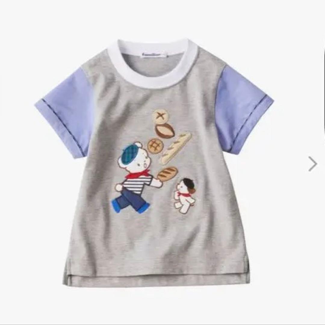 familiar キャラクター刺繍 Tシャツ 110cm